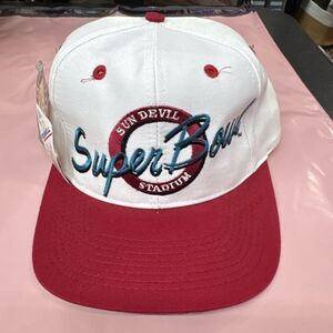 🔥 Vintage Super Bowl XXX Snapback Hat • Sun Devil Stadium • 1996 • Team NFL• NWT